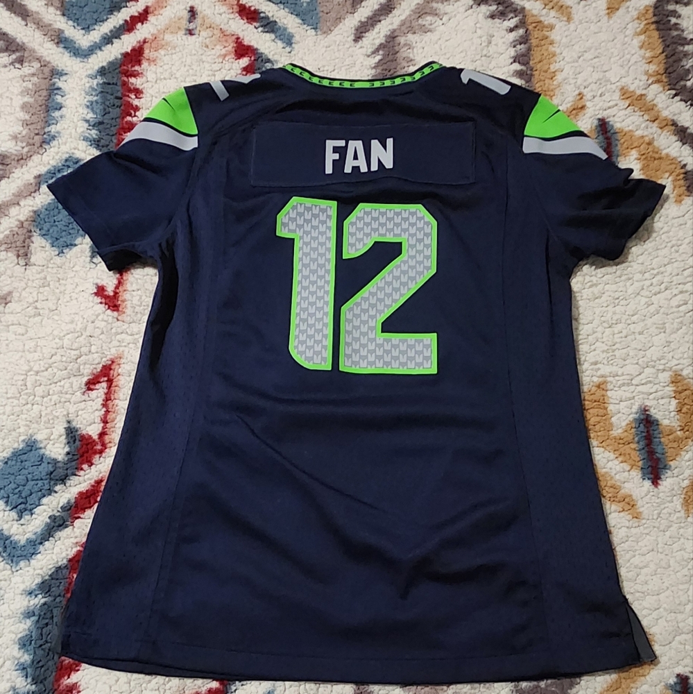 12th FanSeattle Seahawks .Youth Large / Women's .Nike Dri-FITNFLLimited Foot - Picture 2 of 4